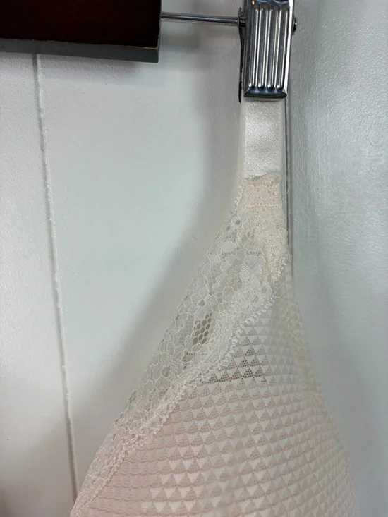 Passionata by Chantelle Brooklyn Plunge Lace T-Shirt Bra Underwire Beige 36DDD - Picture 6 of 8